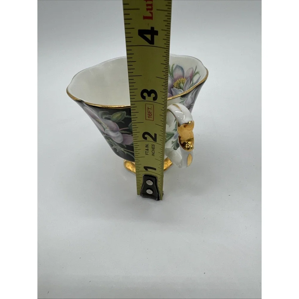Vintage Royal Abert Provincial Flower Prairie Crocus Fine Bone‎ Teacup & Saucer